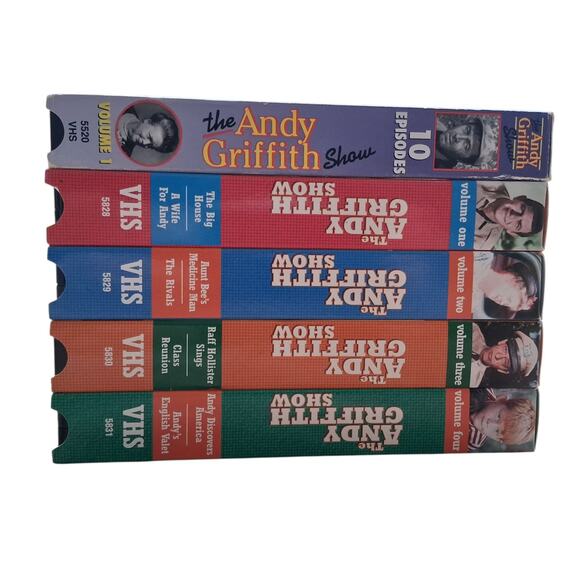 The Andy Griffith Show Lot Of 5 VHS Tapes Volumes 1–4 & 10 Dynamite Episodes - Picture 3 of 8